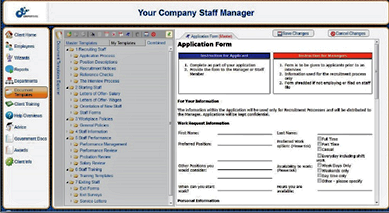 HR Staff Manager Document Management